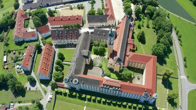 View of Ochsenhausen Monastery, Baden Wuerttemberg, Germany