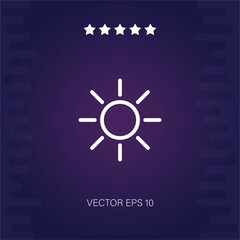 sun vector icon