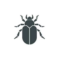 Beetle icon vector eps 10