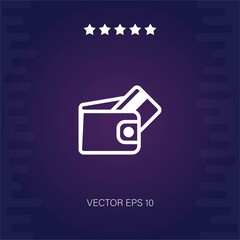 wallet vector icon