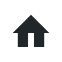 Home icon vector. House icon symbol isolated