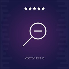 zoom out vector icon