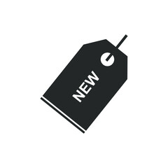 New tag Icon in trendy flat style isolated on white background. for your web site design, logo, app, UI. Vector illustration, EPS10.