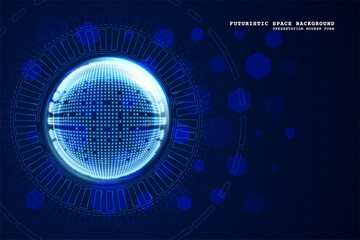 Abstract technology background. Digital innovation