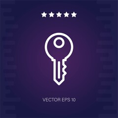 key vector icon