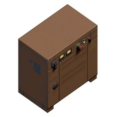 3D rendering of a control block