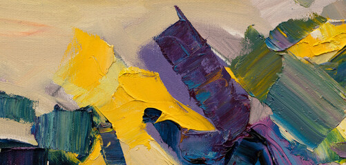 oil painting fragment, abstract illustration
