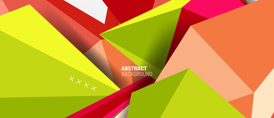 Trendy simple triangle abstract background, dynamic motion concept. Vector Illustration For Wallpaper, Banner, Background, Card, Book Illustration, landing page