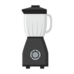 Blender Mixer Icon, Kitchen Home Electric Appliance. Kitchen blender mixer food grinder in cartoon style.