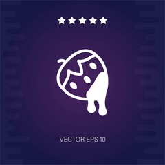 strawberry vector icon