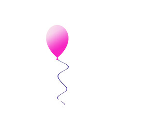 Luftballons Party Karte Feier 