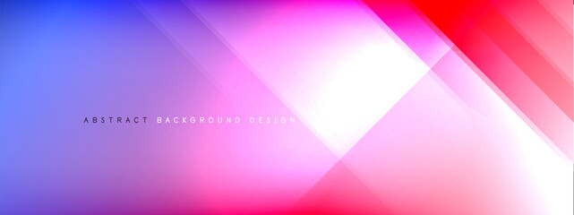 Motion concept neon shiny lines on liquid color gradients abstract backgrounds. Dynamic shadows and lights templates for text