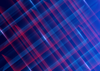 Abstract futuristic digital red and blue technology background.