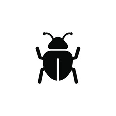 Bug icon design isolated on white background