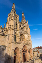 Fototapeta na wymiar Cathedral Santa Maria de Burgos