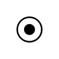 Best Target Icon Vector In Trendy Flat Design