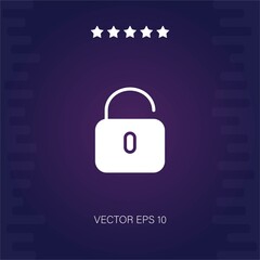 unlocked vector icon