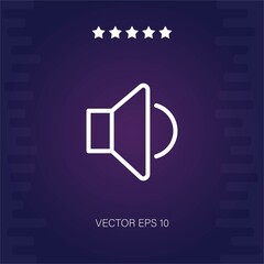 speaker vector icon