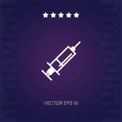 syringe vector icon