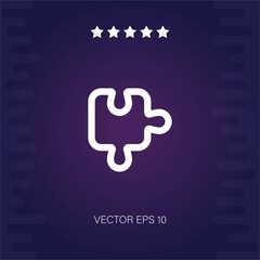 puzzle vector icon