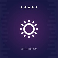 sun vector icon