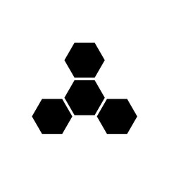 Fototapeta premium Honeycomb Icon Flat Vector Illustration