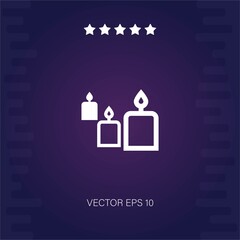 candles vector icon