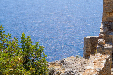Afkule church ruins in Fethiye, Turkey