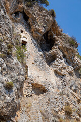 Afkule church ruins in Fethiye, Turkey