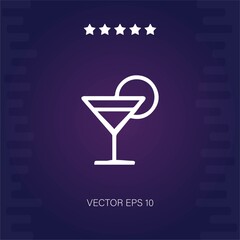 cocktail vector icon