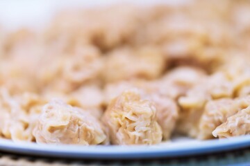 Dim Sum, Steamed dumpling water, thai street food market