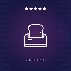 toaster vector icon