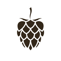 illustration of hop for brewing isolated on white background
