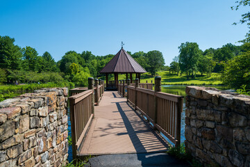 Gazebo Over Lake Caroline