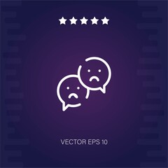 review vector icon