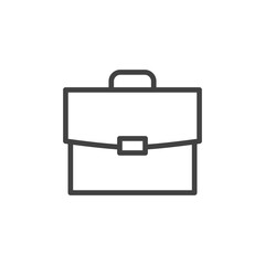 Briefcase icon. Vector Illustration.
