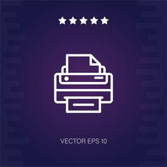 printer vector icon