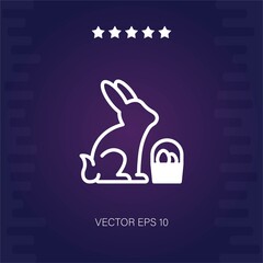 rabbit vector icon