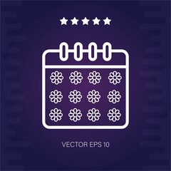 calendar vector icon