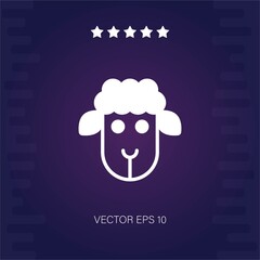 sheep vector icon
