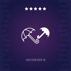 umbrella vector icon