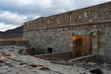 Castillo de San Felipe, Cabo de Gata, Almería, Andalucía, Sur de España