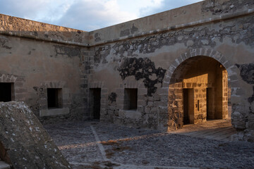 Fototapeta na wymiar Castillo de San Felipe, Cabo de Gata, Almería, Andalucía, Sur de España