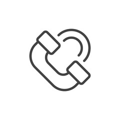 Handset icon. Vector Illustration.