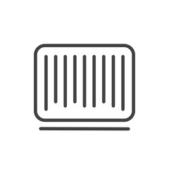 Barcode icon. Vector Illustration.