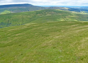 Fototapeta premium Aerial view of the Brecon Beacons, Wales 