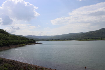 lake in the mountains