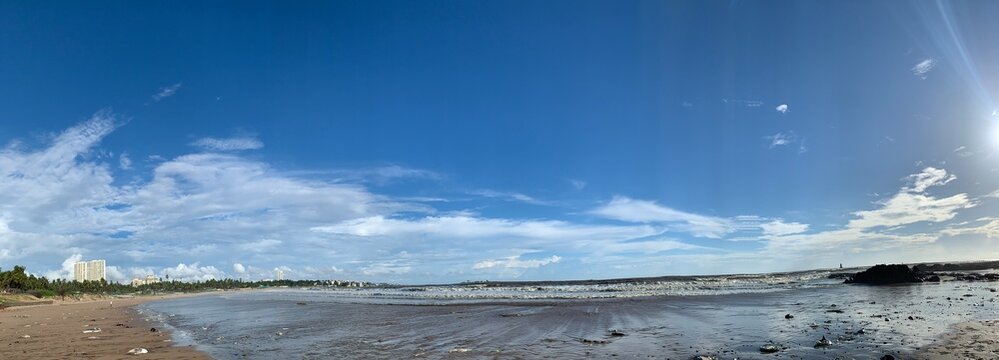 Silver Beach Madh Island Panorama Shot