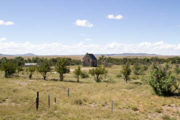 Deep rural Christian church in the Karoo South 
Africa. 