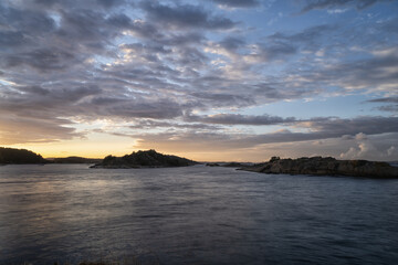 : Półwyspep Osteroya w Sandefjord, widok na fjord